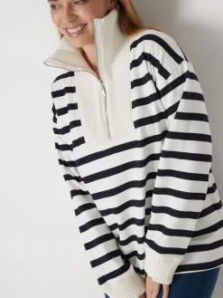 Sweat-shirt col camionneur