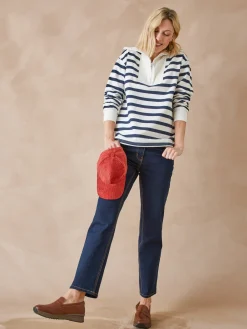 Sweat-shirt col camionneur zippé