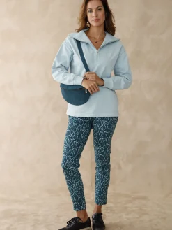 Sweat-shirt col camionneur zippé