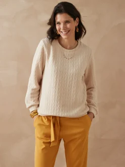 Sweat-shirt reliefé