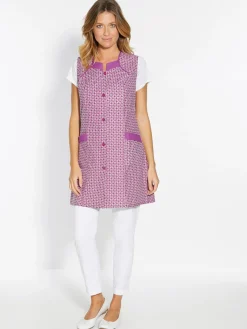 Tablier 3/4 sans manches tout boutonné