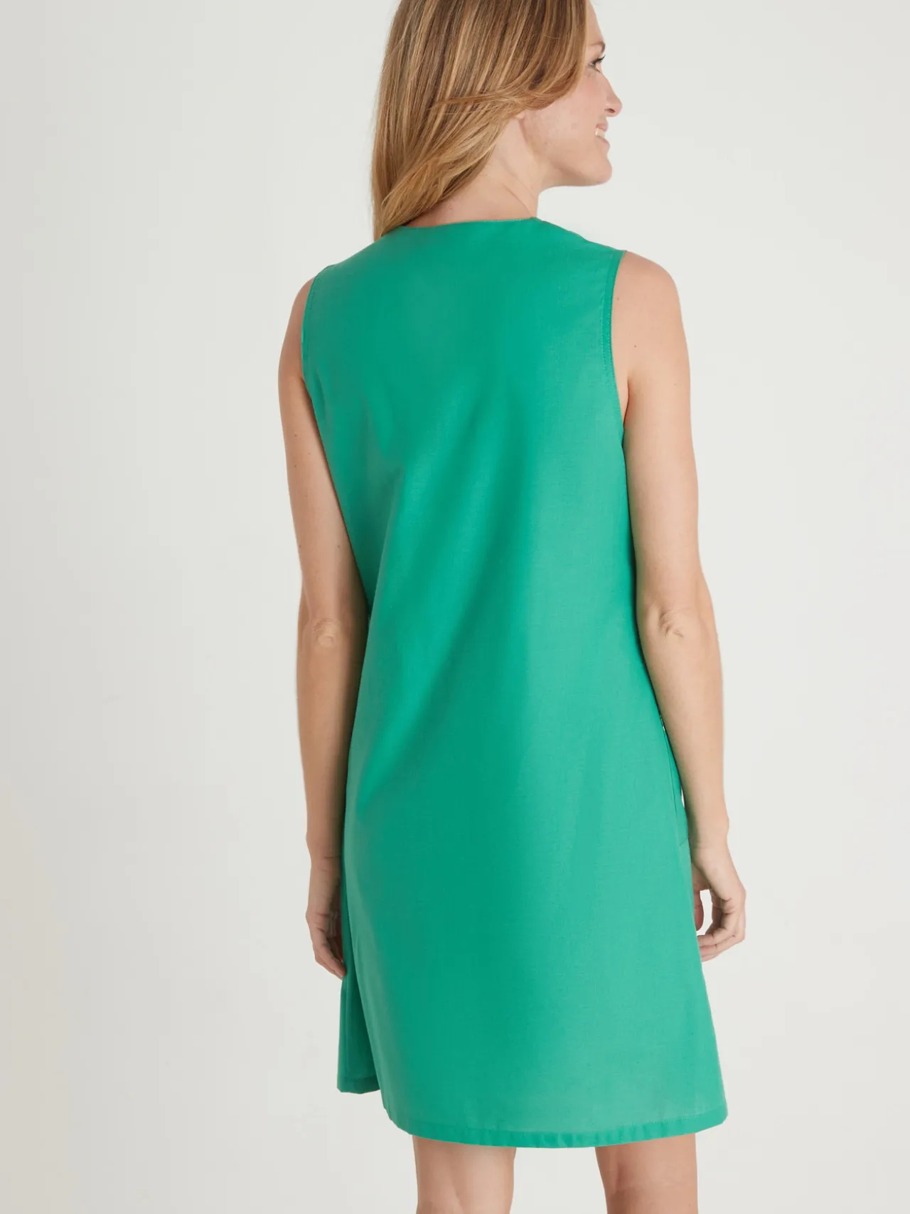 Tablier 3/4 sans manches tout boutonné