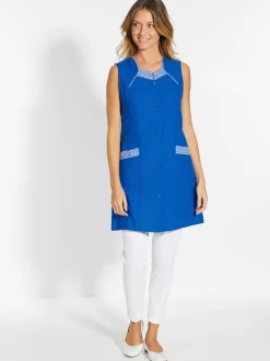 Tablier 3/4 sans manches tout boutonné