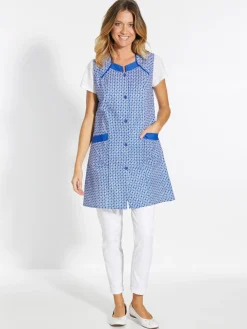 Tablier 3/4 sans manches tout boutonné