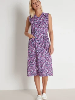 Tablier boutonné 50% coton