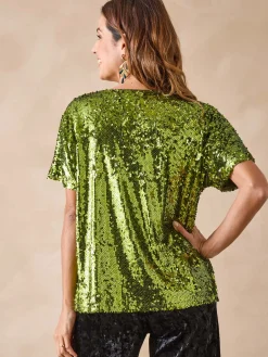 Tee-shirt à sequins