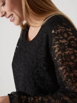 Tee-shirt avec dentelle