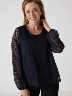 Tee-shirt avec dentelle