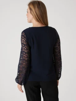 Tee-shirt avec dentelle