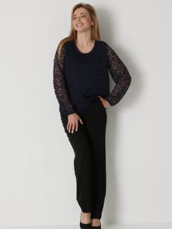 Tee-shirt avec dentelle