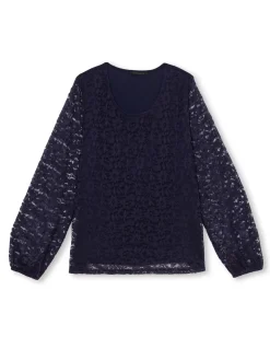 Tee-shirt avec dentelle