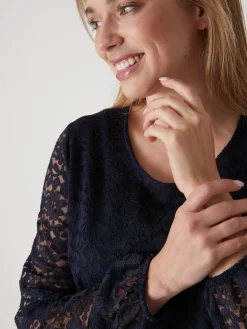 Tee-shirt avec dentelle