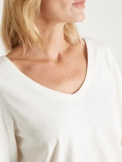 Tee-shirt avec dentelle au dos