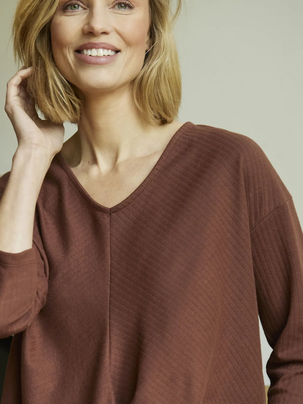 Tee-shirt côtes plates