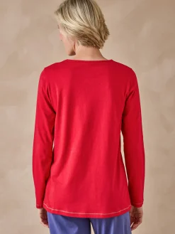 Tee-shirt de pyjama en jersey pur coton