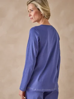 Tee-shirt de pyjama en jersey pur coton