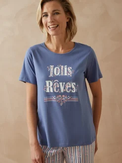 Tee-shirt de pyjama manches courtes