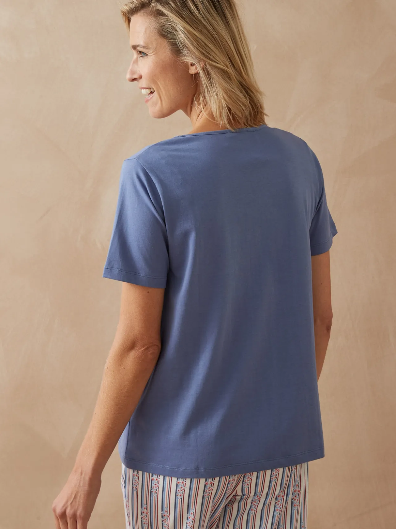 Tee-shirt de pyjama manches courtes