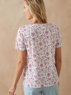 Tee-shirt de pyjama manches courtes