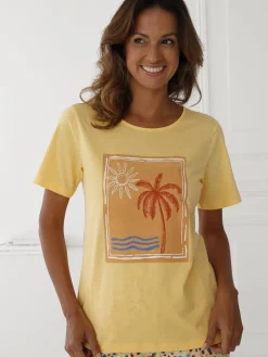 Tee-shirt de pyjama pur coton