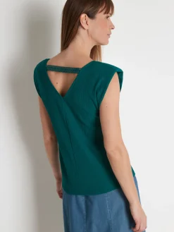 Tee-shirt dos fantaisie