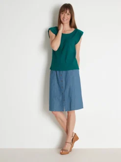 Tee-shirt dos fantaisie