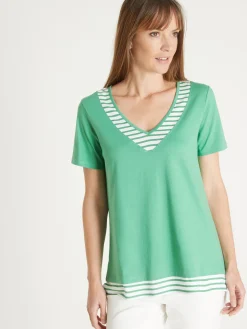 Tee-shirt effet 2 en 1