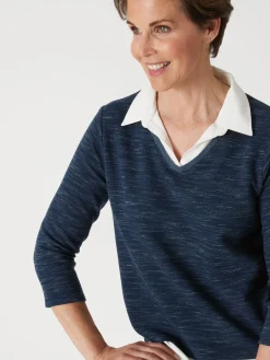 Tee-shirt effet 2 en 1