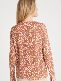 Tee-shirt effet noeud à l'encolure