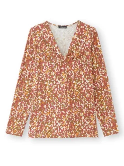 Tee-shirt effet noeud à l'encolure