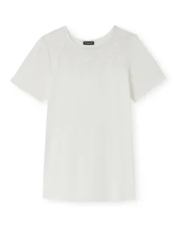 Tee-shirt empiècement dentelle