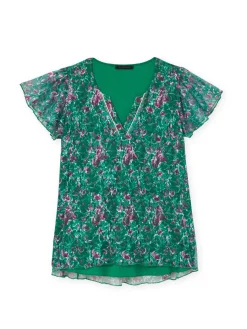 Tee-shirt en maille dentelle