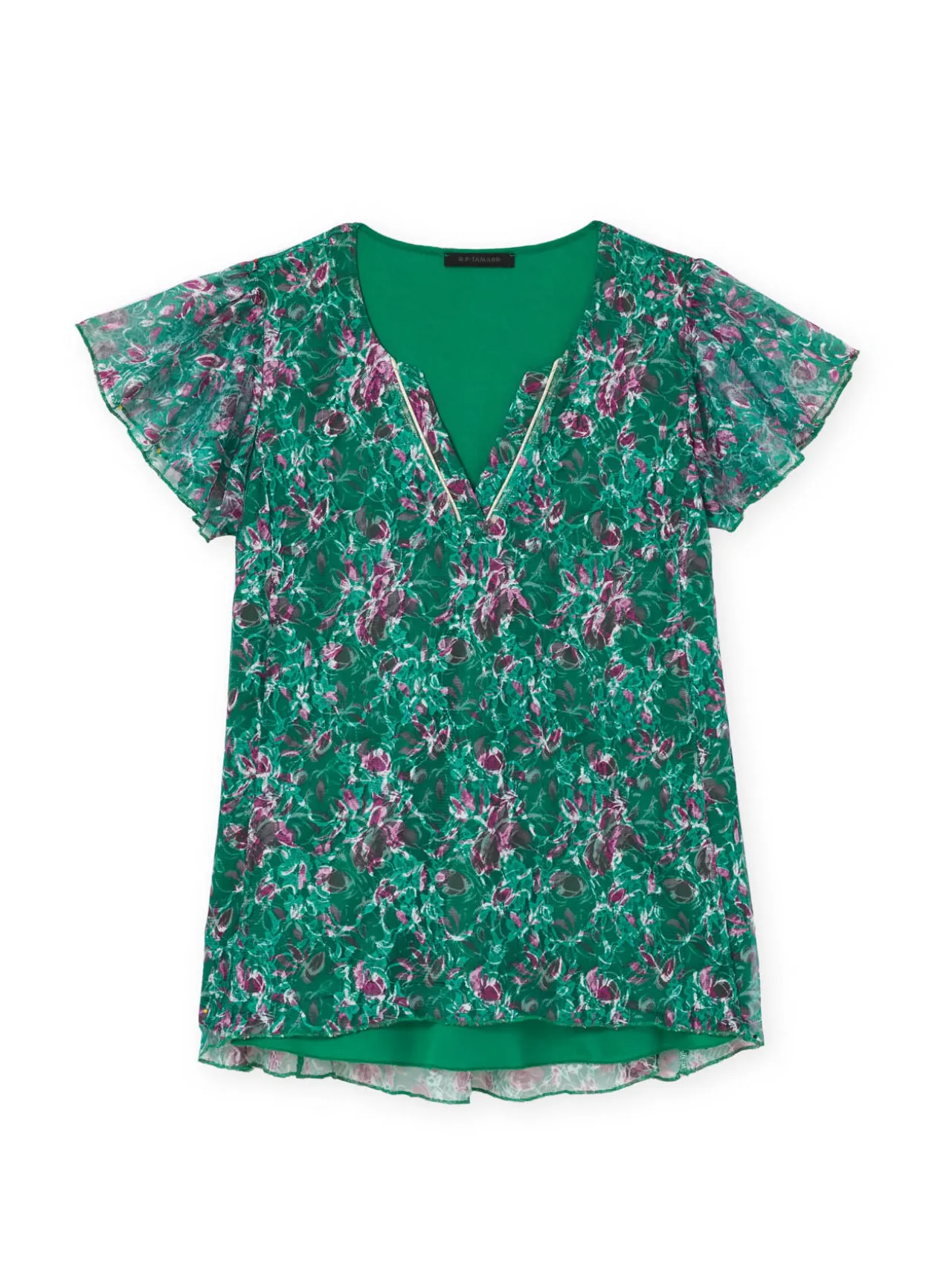 Tee-shirt en maille dentelle