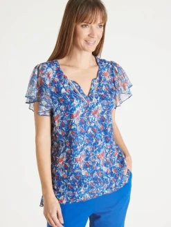 Tee-shirt en maille dentelle