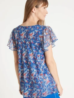 Tee-shirt en maille dentelle