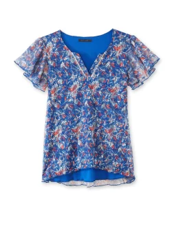 Tee-shirt en maille dentelle