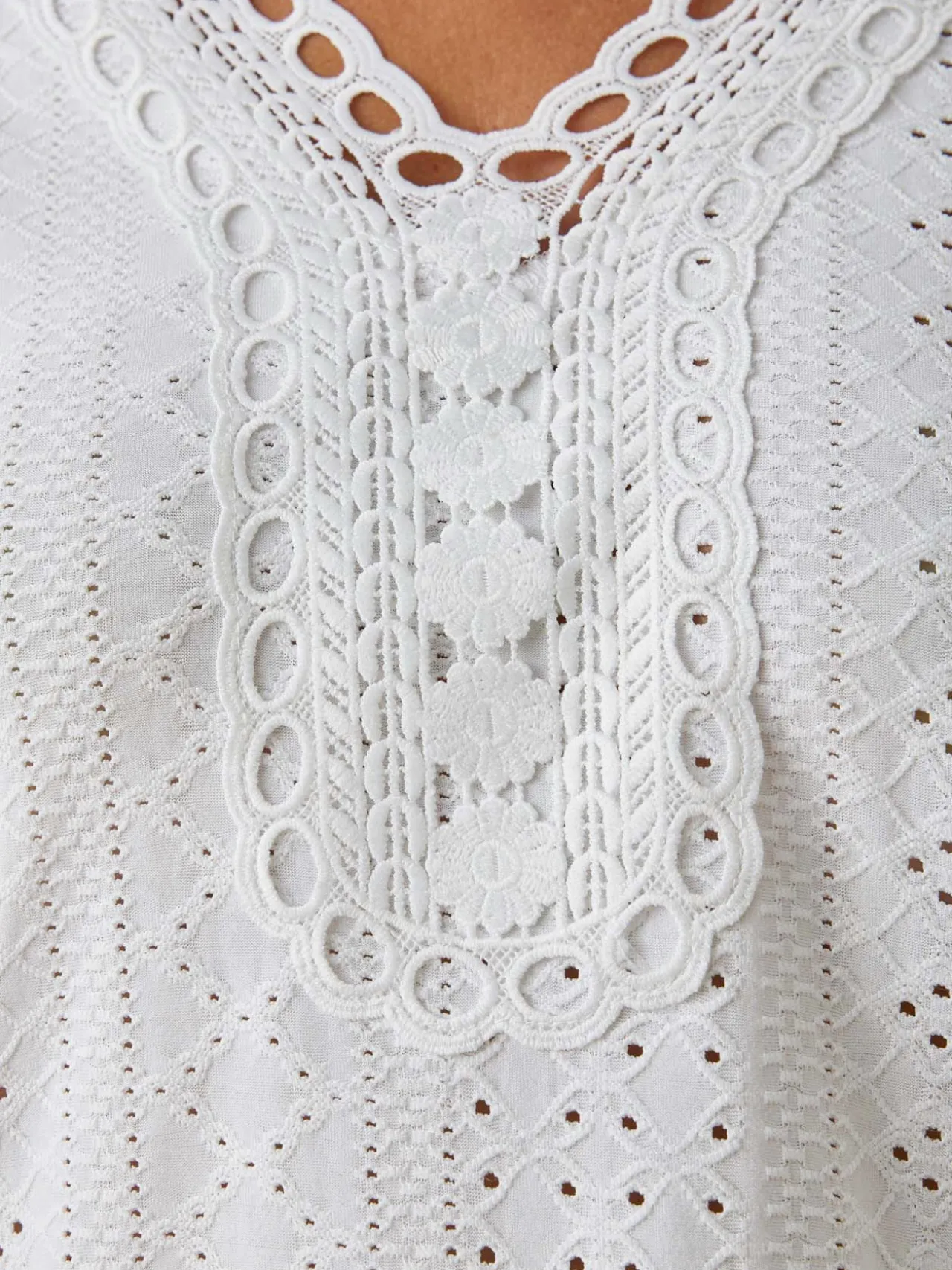 Tee-shirt en maille fantaisie.