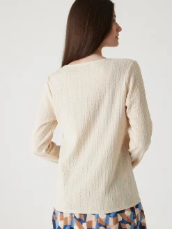 Tee-shirt en maille fantaisie