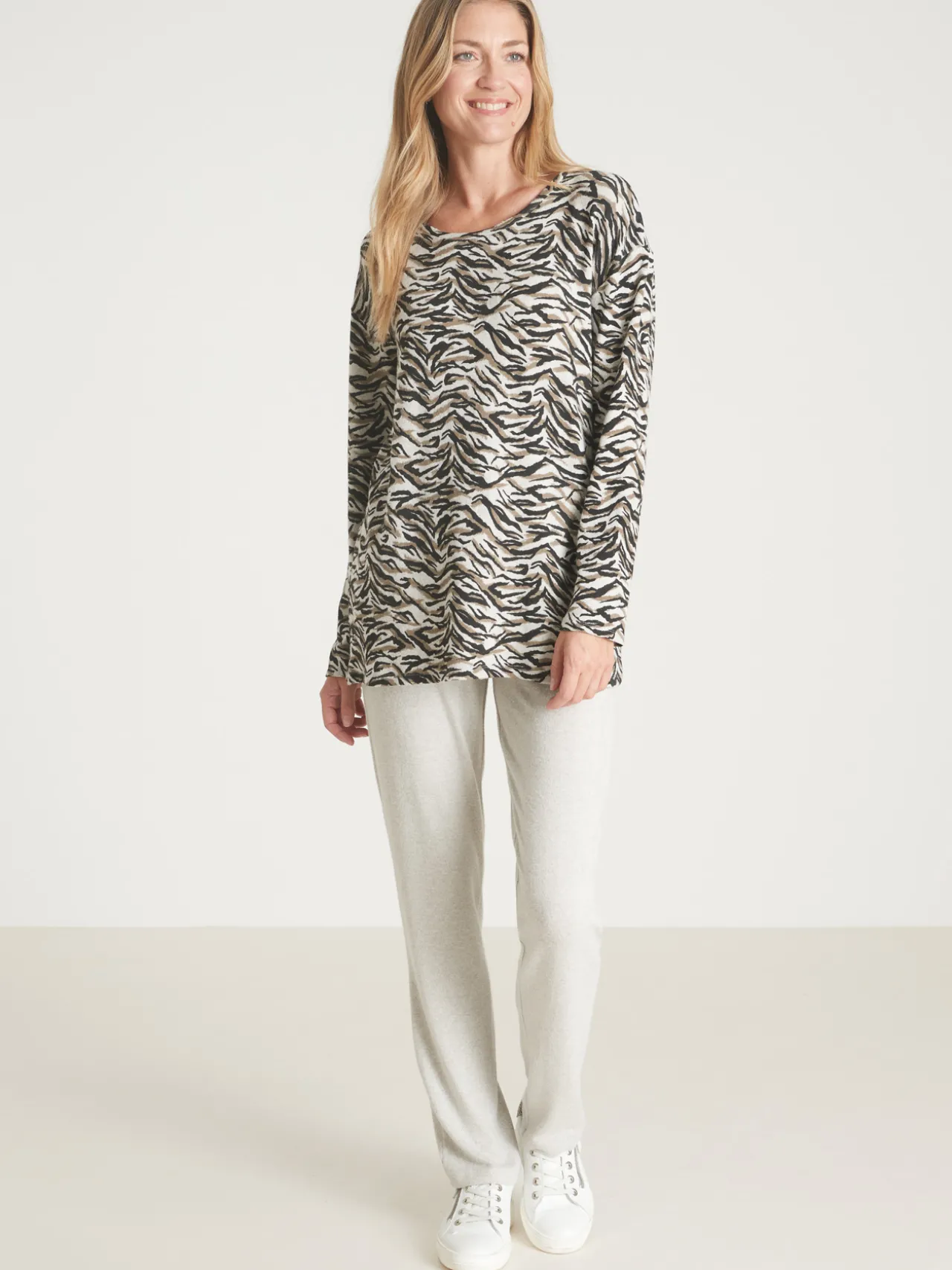 Tee-shirt en maille émerisée