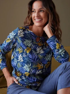 Tee-shirt encolure fantaisie