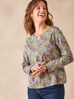 Tee-shirt encolure fantaisie