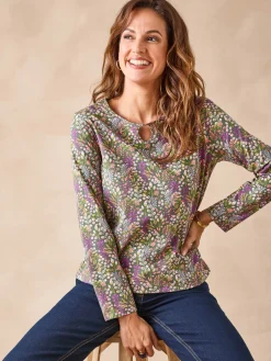 Tee-shirt encolure fantaisie