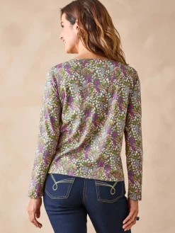 Tee-shirt encolure fantaisie