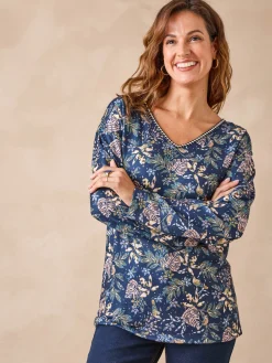 Tee-shirt encolure fantaisie