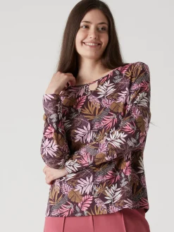 Tee-shirt encolure fantaisie