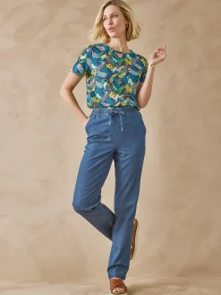 Tee-shirt encolure fantaisie