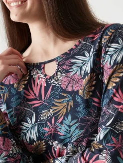 Tee-shirt encolure fantaisie