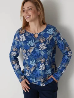 Tee-shirt encolure fantaisie