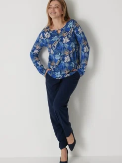 Tee-shirt encolure fantaisie