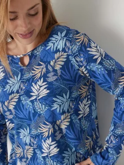 Tee-shirt encolure fantaisie